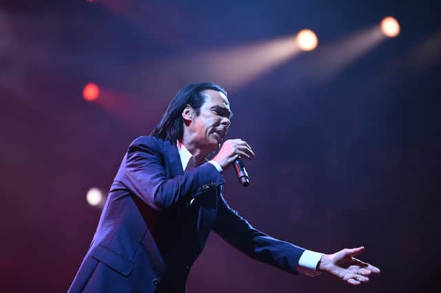 Australia's Nick Cave and the Bad Seeds performing onstage. Image: Getty