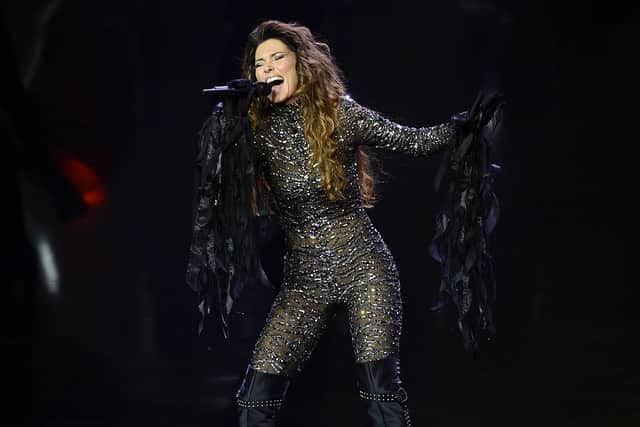 Shania Twain will take to the stage in Stirling.