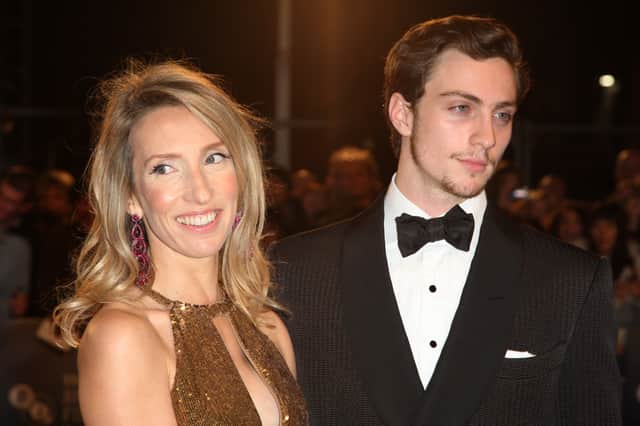 Aaron Johnson and Sam Taylor-Wood attending the premiere of Nowhere Boy. Image: Getty