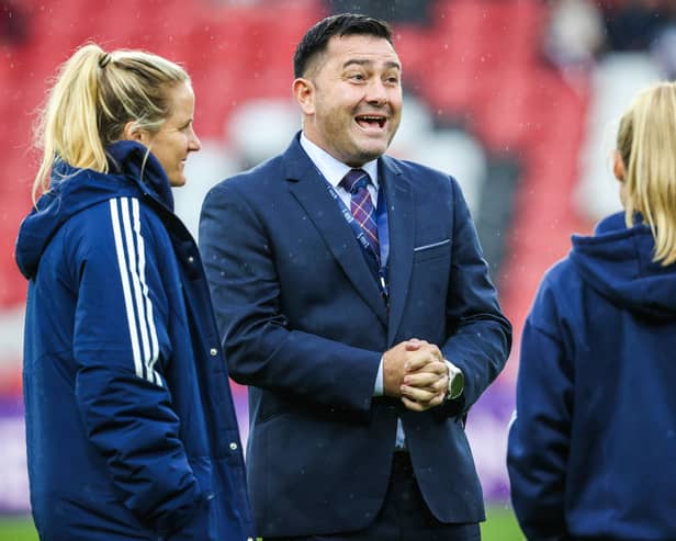 Scotland boss Pedro Martinez Losa has said criticism of the women's game 'crossed a line' at the weekend. Cr. SNS Group.