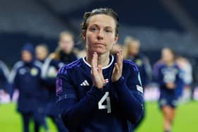 Scotland captain Rachel Corsie. Cr. SNS Group.