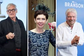 Three of Britain's richest billionaires - vacuum inventer James Dyson, gambling boss Denise Coates and Virgin chief Richard Branson.