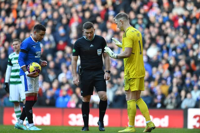 James Tavernier was on the scoresheet during last year’s Old Firm. Cr. Getty Images.