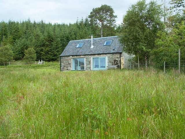 The bothy sits in splendid isolation