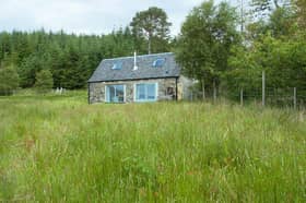 The bothy sits in splendid isolation