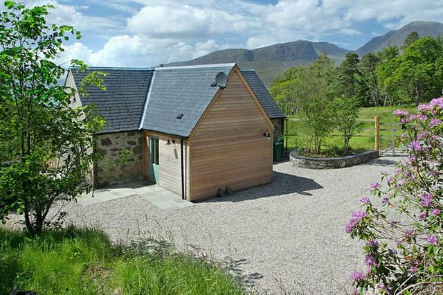 The back of Ardoch Bothy