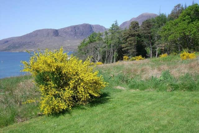 The views are towards the Cuillin mountains on Skye and the Applecross hills