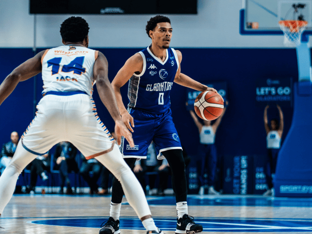 Caledonia Gladiators made it five wins from five with an overtime victory over Cheshire Phoenix. Cr. Caledonia Gladiators.