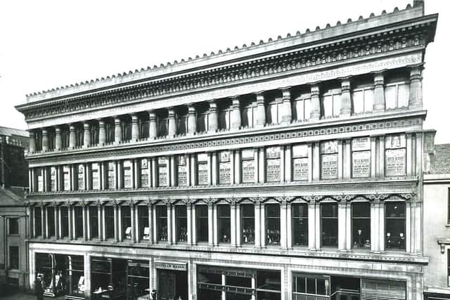 Alexander 'Greek' Thomson's Egyptian Halls in all their glory - long before the scaffolding went up on Union Street.