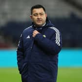 Scotland Head Coach Pedro Martinez Losa during a UEFA Women's European Qualifier between Scotland and Slovakia at Hampden Park.