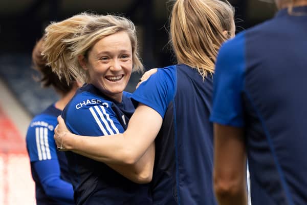 Scotland Women return to Hampden Park to face Slovakia in Euro 2025 qualifying action tonight. Cr. SNS Group.