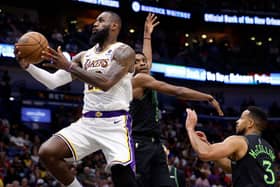 Can LeBron James super charge an unlikely Lakers run at the NBA playoffs this year? Cr. Getty Images