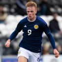 Scotland Under-21s and Bristol City forward Tommy Conway. Cr. SNS Group.
