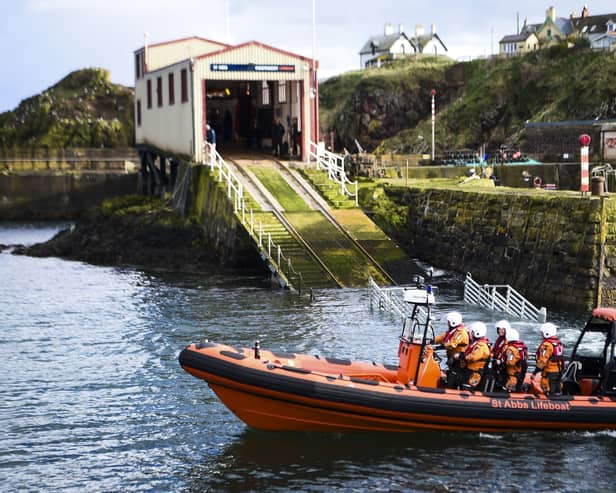 St Abbs Independent Life Boat station is one of many independent life boats in Scotland