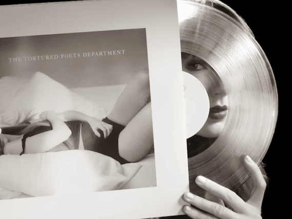 Taylor Swift's new album, "The Tortured Poets Department," has finally arrived. (Credit: Taylor Swift on Instagram)