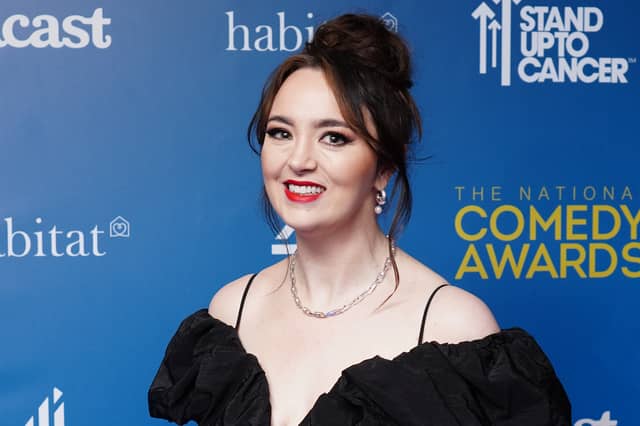 Fern Brady attends the National Comedy Awards 2023. Image: PA