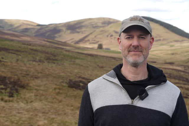 David Lintott, a spokesperson for the Stobo Residents Action Group, which is protesting against the plantation 