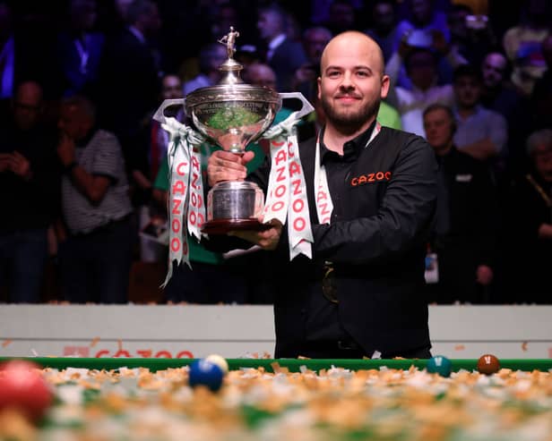 Luca Brecel was crowned World Snooker champion in 2023.