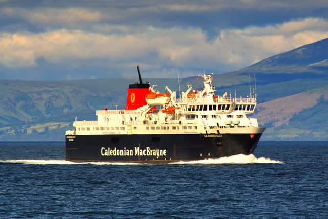 Caledonian Isles can carry 1,000 passengers and 110 vehicles. (Photo by CalMac)