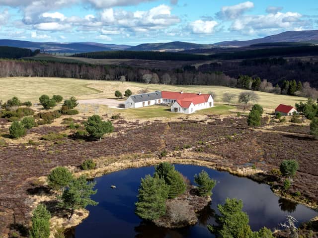 What is it? A magnificent six-bedroom home, built on the site of a former croft and mill, which enjoys great views over the Cairngorms National Park in an extremely private plot, with no other properties to be seen from its grounds.