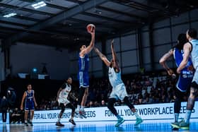 Caledonia Gladiators suffered a heavy home loss in their opening playoff game against Newcastle Eagles on Friday. Cr. Caledonia Gladiators.