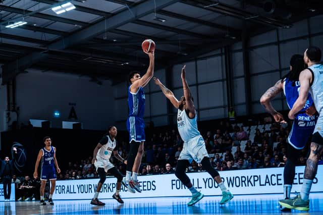 Caledonia Gladiators suffered a heavy home loss in their opening playoff game against Newcastle Eagles on Friday. Cr. Caledonia Gladiators.