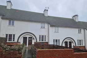 The fishermen's housing, in Dunbar, designed by Scottish architect Sir Basil Spence 