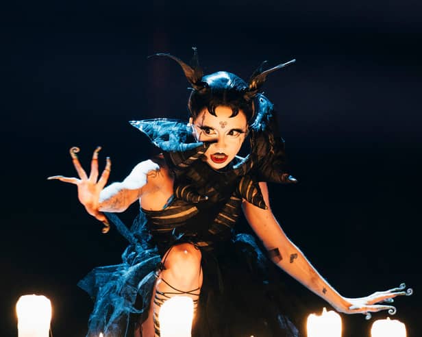 Bambie Thug, Ireland's Eurovision entry, during dress rehearsals. Image: EBU/Sarah Louise Bennett