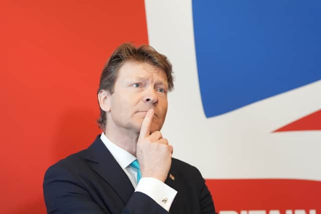 Reform UK leader Richard Tice. Image: Stefan Rousseau/Press Association.