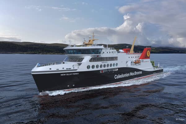 The MV Loch Indaal vessel is being built in Turkey. Picture: Caledonian Maritime Assets Limited (CMAL)