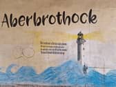 A mural in Arbroath, Angus 