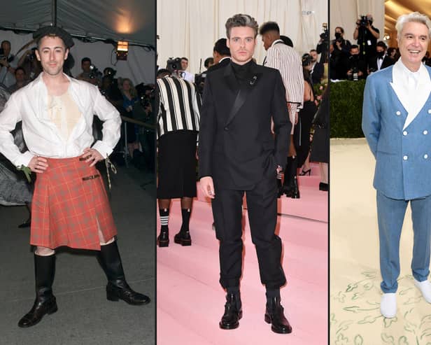 Here are some Scottish Met Gala attendees throughout the years. Images: Getty