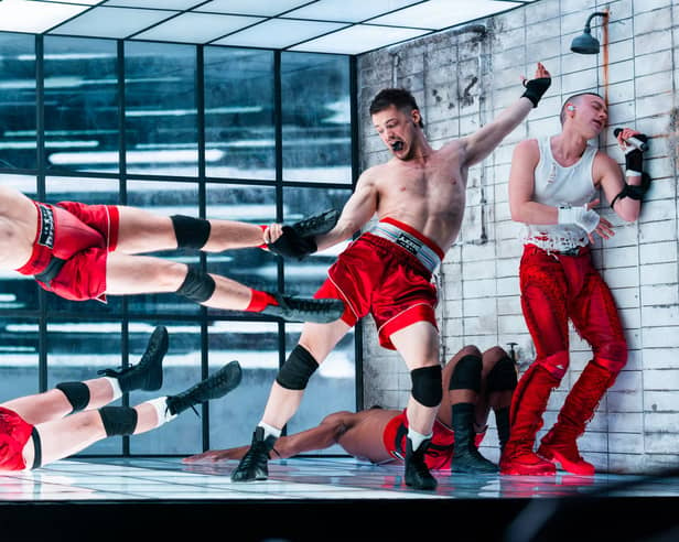 Olly Alexander during Eurovision 2024 rehearsals. Image: EBU/Corinne Cumming
