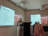 Carla McCormack was Glasgow Clyde College's Taylor Swift lecturer. 