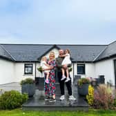 Achnagairn House is home to David and Alison, their daughters Ava Grace and Aoife Rose, and Mulberry the chihuahua.