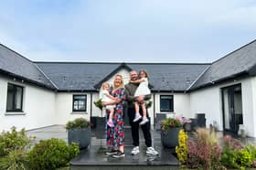 Achnagairn House is home to David and Alison, their daughters Ava Grace and Aoife Rose, and Mulberry the chihuahua.