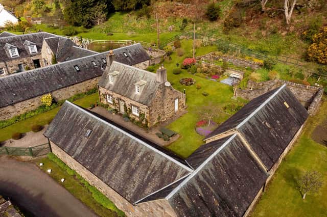 Kirkton has its own L-shaped outbuildings