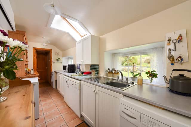 The galley kitchen