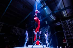Performers debut the new Cirque du Soleil SPIRIT production at The Macallan Estate