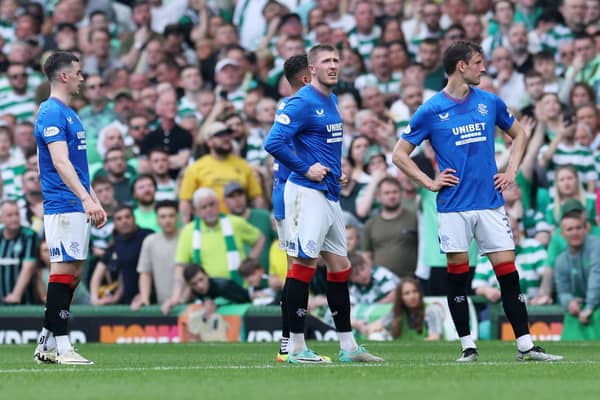 John Lundstram picked up a red card during Saturday’s Old Firm defeat by Celtic. Cr. Getty Images.