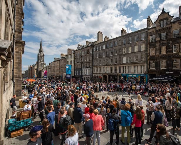 The Festival Fringe transforms central Edinburgh. Image: David Monteith-Hodge