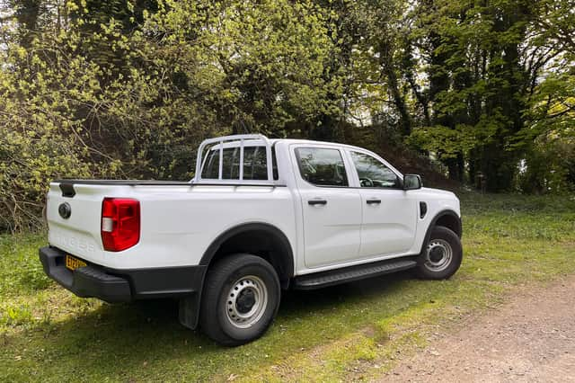 The cargo area is a five-foot box, with a variety of roof options available as extras. Credit: Steven Chisholm