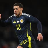 Scotland striker Che Adams has been linked with a move to the English Premier League. Cr. Getty Images.