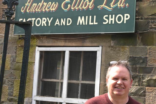 Robin Elliot, of Andrew Elliot Ltd, one of the few remaining traditionally-run mills in Selkirk 