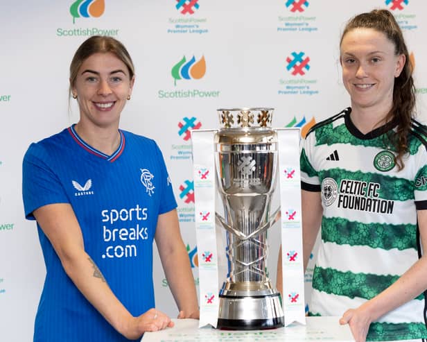 Rangers Women and Celtic Women both have a chance to win the SWPL title this weekend. Cr. SNS Group.