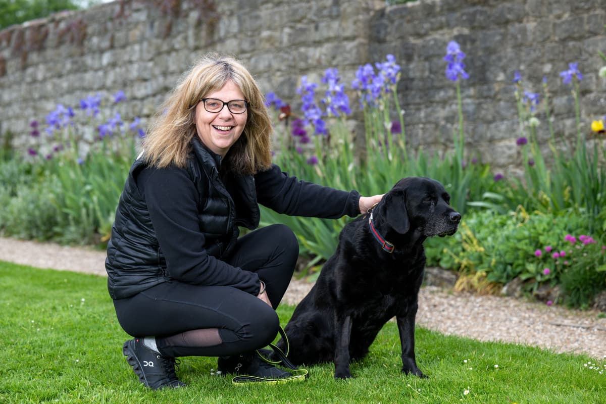 Watch Former guide dog has £5k operation to stop her from going blind