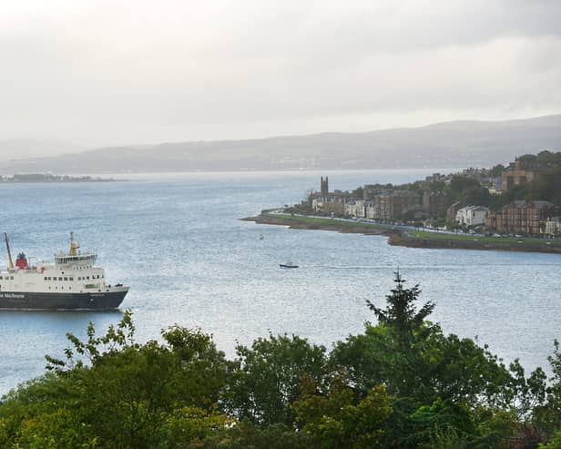 A ferry heading to Rothesay. Picture: John Devlin