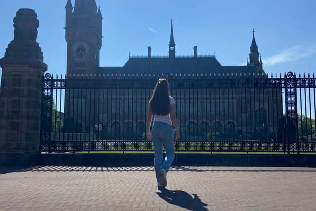 The Peace Palace, the worldwide icon of 'Peace through Law'. (Photo: Isabella Boneham)