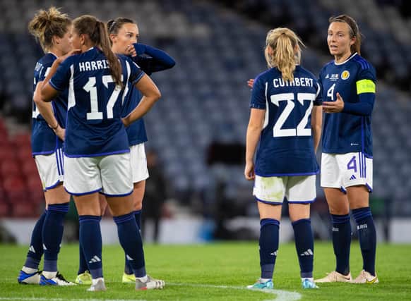 Scotland Women will play next month's game against Israel Women behind closed doors. Cr. SNS Group.