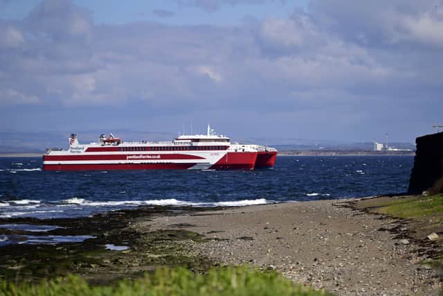 Alfred has been chartered by CalMac for its main Arran route since 2023